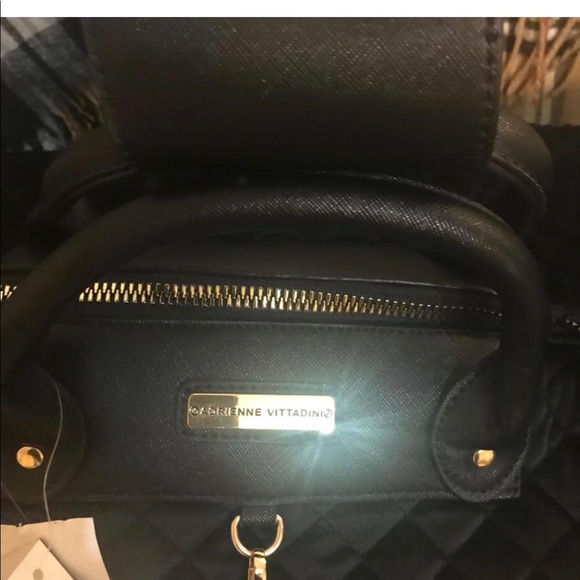 ADRIENNE VITTADINI Velvet Weekender - Picture 7 of 8